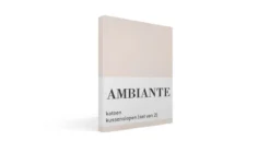 Ambiante Cotton Uni kussenslopen (set van 2)