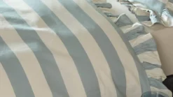 Ambiante Striped Ruffle dekbedovertrek