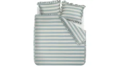 Ambiante Striped Ruffle dekbedovertrek