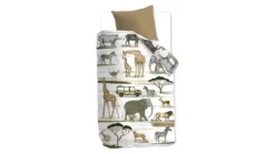 Beddinghouse Kids Safaripark flanel dekbedovertrek