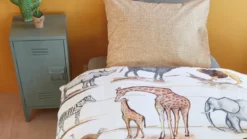 Beddinghouse Kids Safaripark flanel dekbedovertrek