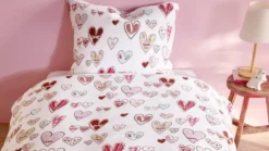 Beddinghouse Kids Sweethearts flanel dekbedovertrek