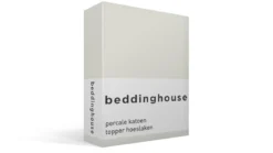 Beddinghouse percale katoen topper hoeslaken