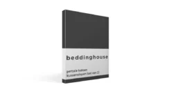 Beddinghouse percale katoen kussenslopen (set van 2)