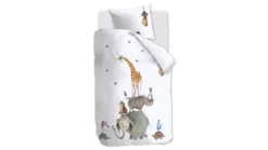 Beddinghouse x Fiep Amsterdam Fiep Amsterdam Dieren Stapelen flanel dekbedovertrek