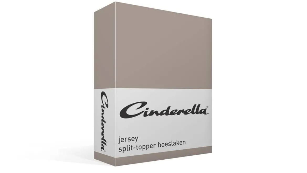 Cinderella jersey split-topper hoeslaken