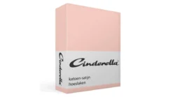 Cinderella katoen-satijn hoeslaken
