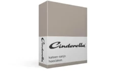 Cinderella katoen-satijn hoeslaken