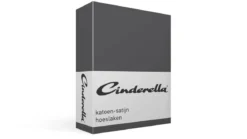 Cinderella katoen-satijn hoeslaken