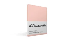 Cinderella katoen-satijn kussenslopen (set van 2)