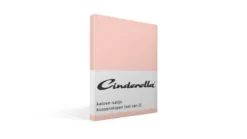 Cinderella katoen-satijn kussenslopen (set van 2)