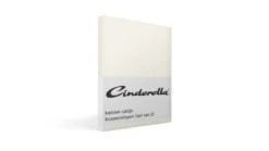 Cinderella katoen-satijn kussenslopen (set van 2)