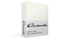 Cinderella katoen-satijn split-topper hoeslaken