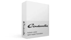 Cinderella katoen-satijn split-topper hoeslaken