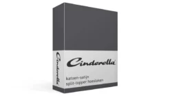 Cinderella katoen-satijn split-topper hoeslaken