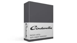 Cinderella katoen-satijn split-topper hoeslaken