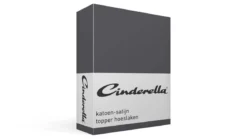 Cinderella katoen-satijn topper hoeslaken