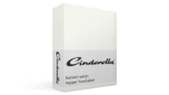 Cinderella katoen-satijn topper hoeslaken