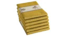 DDDDD Bees theedoek (set van 6)