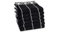DDDDD Zwart Bont keukendoek (set van 6)
