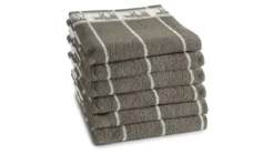 DDDDD Zwart Bont keukendoek (set van 6)