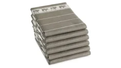 DDDDD Zwart Bont theedoek (set van 6)