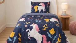 Dreamhouse Unicorn Garden wasbaar dekbed