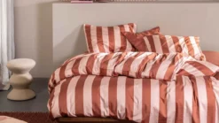 Essenza Minte Stripe dekbedovertrek