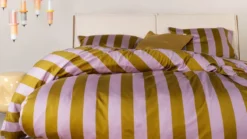 Essenza Minte Stripe dekbedovertrek