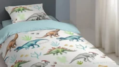 Good Morning Dino flanel dekbedovertrek