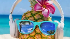 Good Morning Pineapple strandlaken