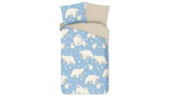 Good Morning Polar Bear flanel dekbedovertrek