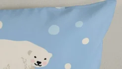 Good Morning Polar Bear flanel dekbedovertrek