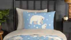 Good Morning Polar Bear flanel dekbedovertrek