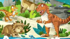 Good Morning Prehistoric dekbedovertrek