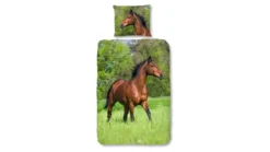 Good Morning Running Horse dekbedovertrek