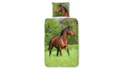 Good Morning Running Horse dekbedovertrek