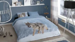 Good Morning Snow Wolf dekbedovertrek