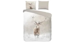 Good Morning Snowydeer flanel dekbedovertrek