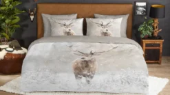 Good Morning Snowydeer flanel dekbedovertrek