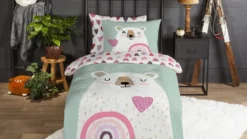 Good Morning Ted flanel dekbedovertrek