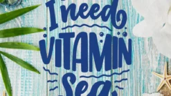 Good Morning Vitamin Sea strandlaken