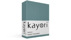 Kayori Kai katoen topper hoeslaken