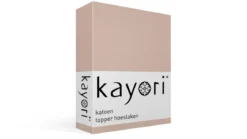 Kayori Kai katoen topper hoeslaken