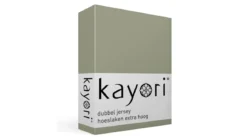 Kayori Saiko dubbel jersey hoeslaken extra hoog
