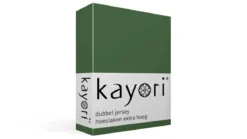 Kayori Saiko dubbel jersey hoeslaken extra hoog