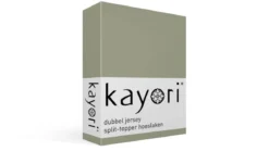 Kayori Saiko dubbel jersey split-topper hoeslaken