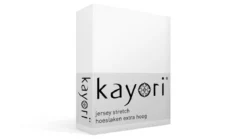 Kayori Shizu jersey stretch hoeslaken extra hoog