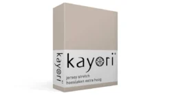 Kayori Shizu jersey stretch hoeslaken extra hoog