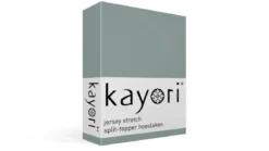 Kayori Shizu jersey stretch split-topper hoeslaken
